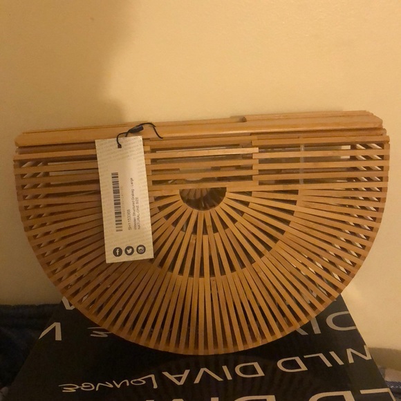 Large bamboo purse - Picture 3 of 5